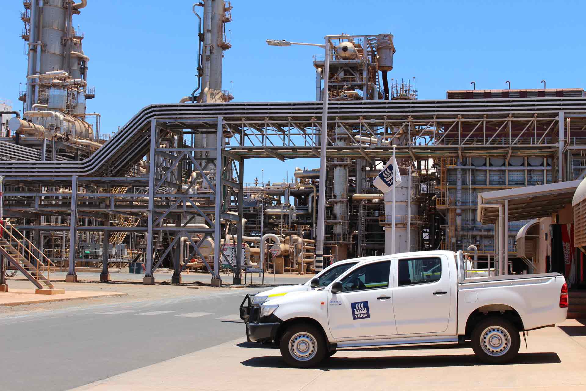 Image - Yara’s ammonia plant in Western Australia’s Pilbara region