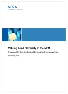 Valuing Load Flexibility in the NEM