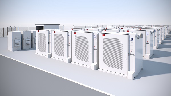 Artist's render of the Broken Hill Battery storage system